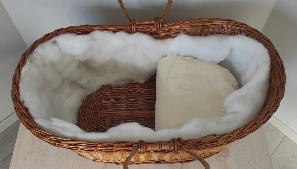 Couffin en osier Puriculture