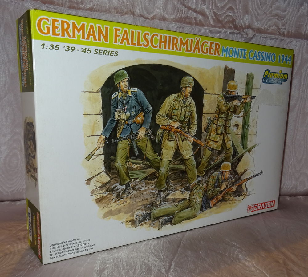 DRAGON 6409 GERMAN FALLSCHIRMJAGER MONTE CASSINO 1944 1.35 N Jeux / jouets