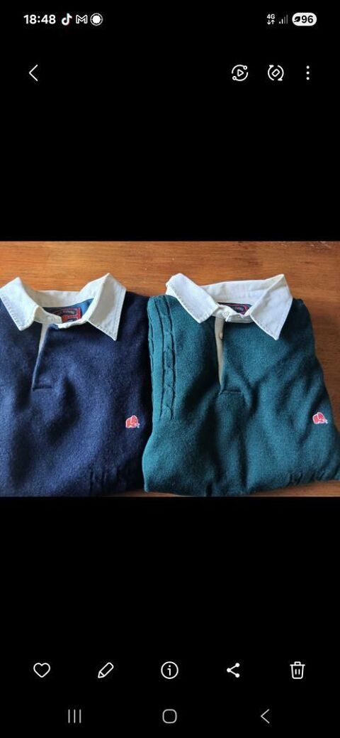 Lot de 2 polos hiver doublés marque  Peter Fleming Combs-la-Ville (77)