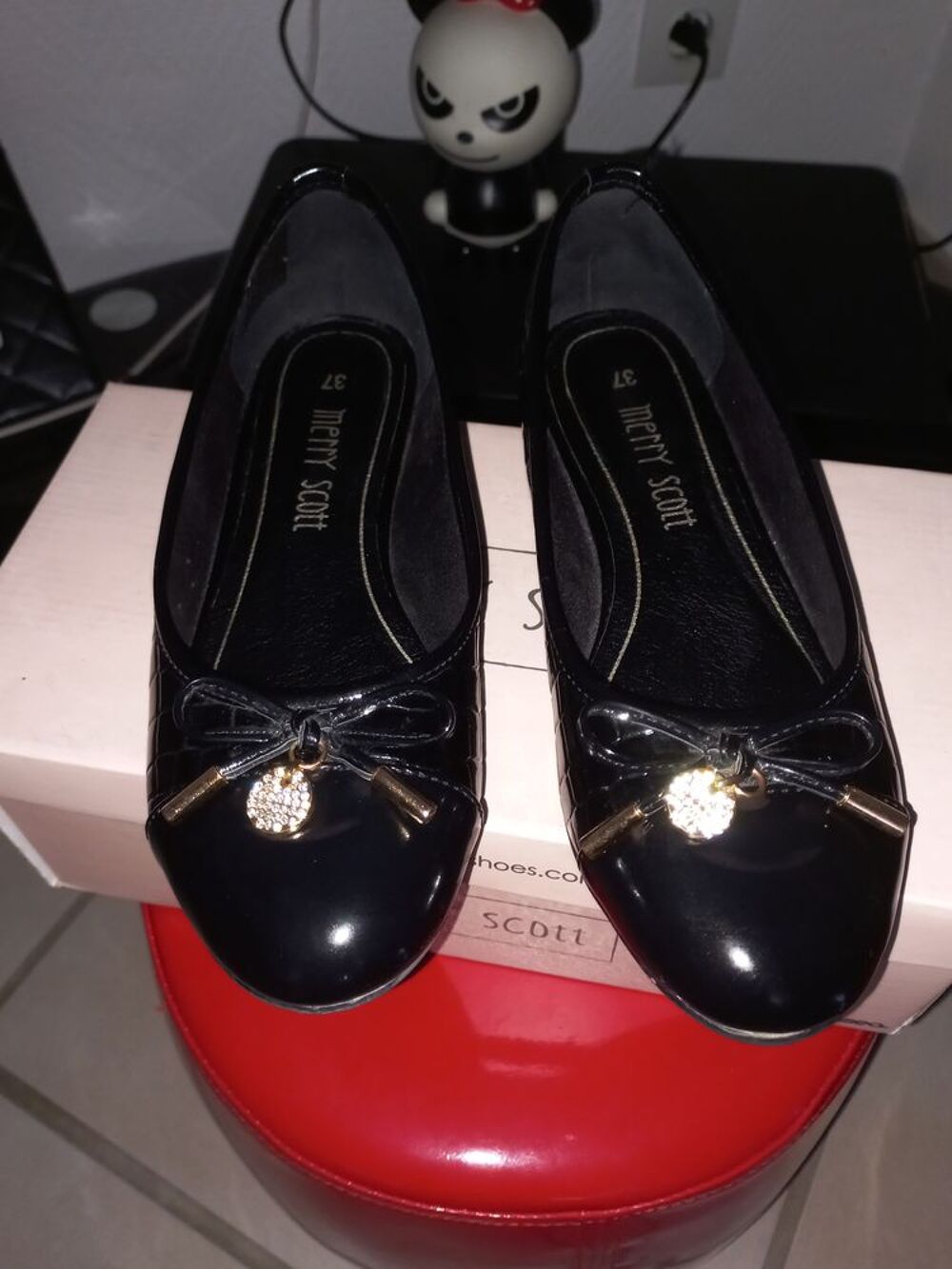 Ballerines vernies by Merry Scott en.tres bon &eacute;tat pointure Chaussures