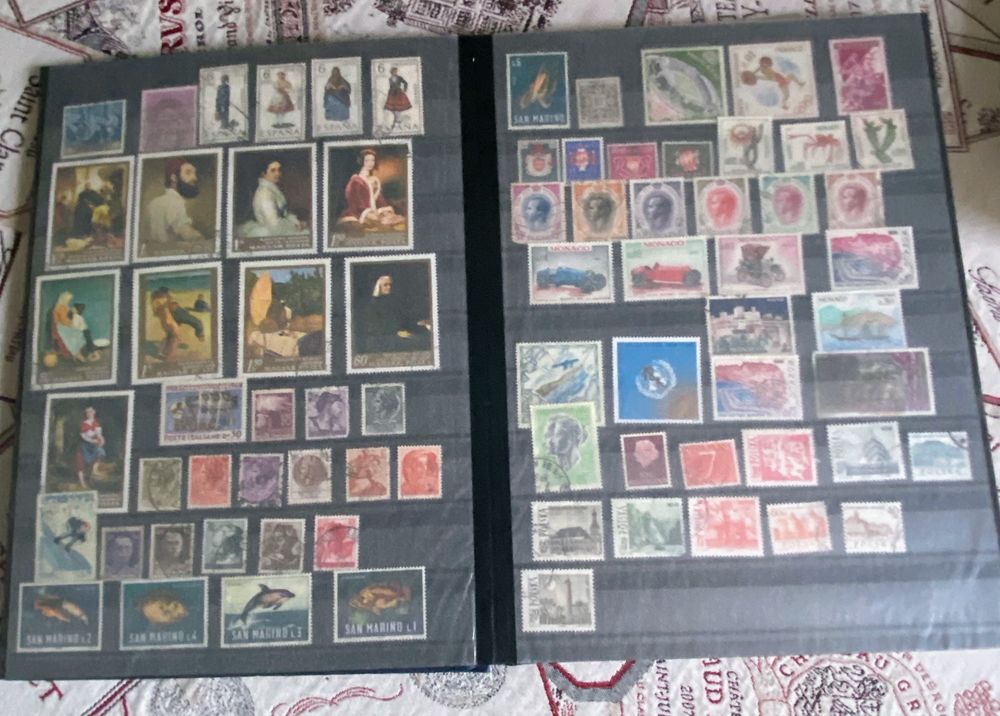 Collection timbres + cartes t&eacute;l&eacute;phoniques 