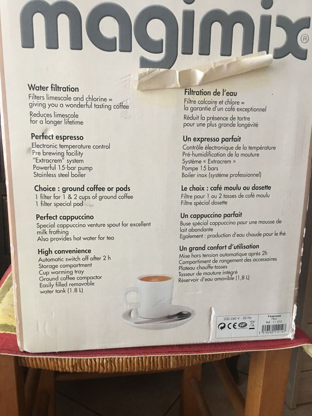 cafeti&egrave;re Expresso Magimix Electroménager