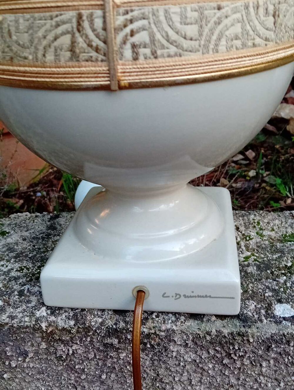 LAMPE BOULE LOUIS DRIMMER SIGN&agrave;‰E VINTAGE Décoration