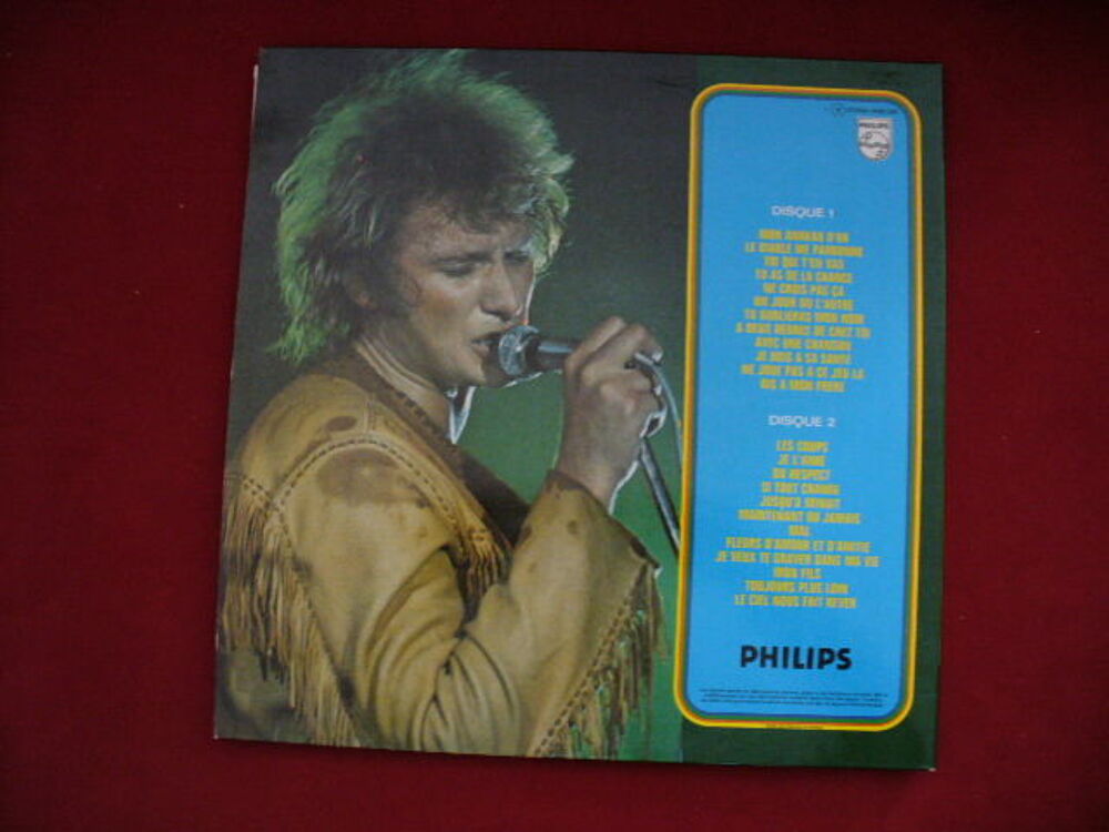 33 TOURS J H 2 DISQUES HALLYDAY SUPER SELECTION CD et vinyles