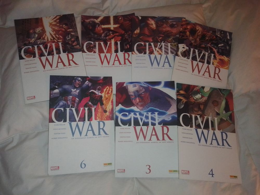 comics 7 N&deg;de Civil War Livres et BD