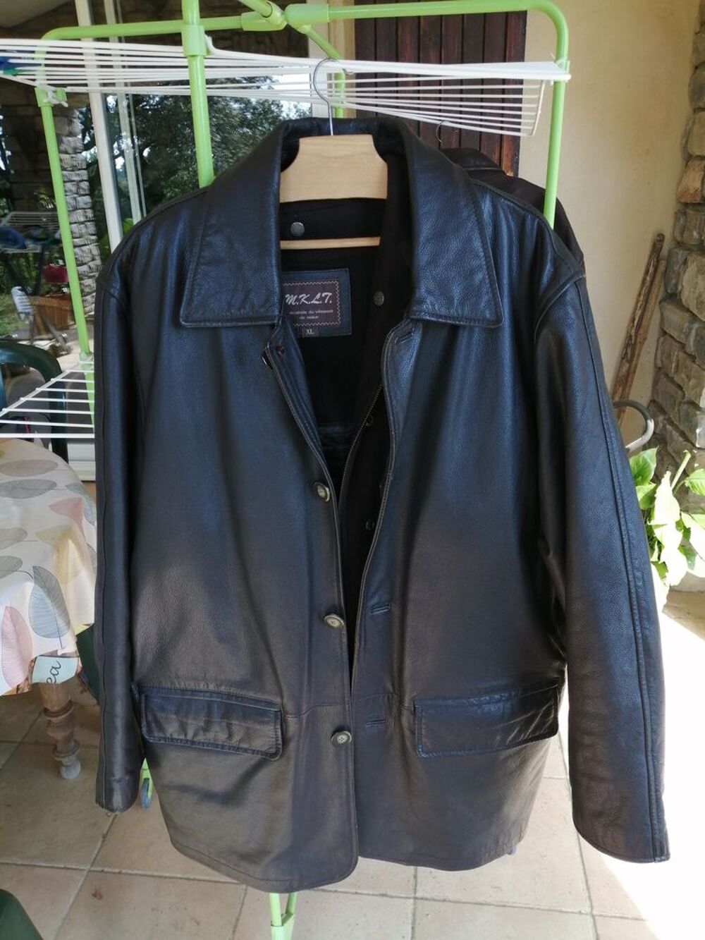 Veste en cuir Vêtements