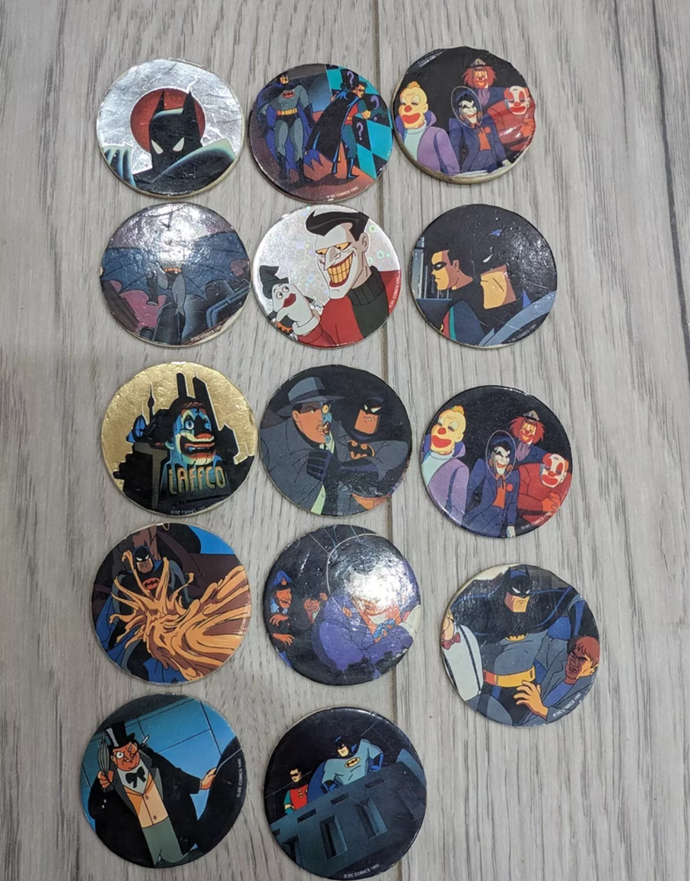 Lot de 115 Pogs + 2 Lance Pogs (ann&eacute;e 90) Jeux / jouets