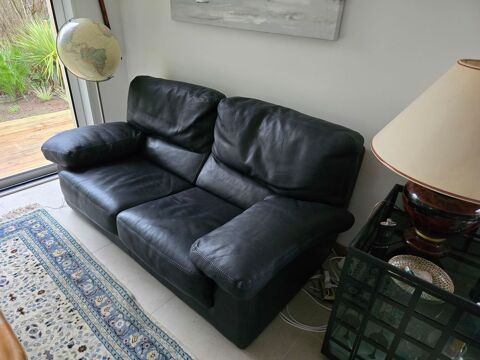 Canap� 2 places buffle bleu marine 200 Kervignac (56)