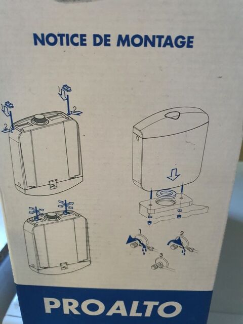 RESERVOIR WC ATTENANT EQUIPER PVC. Dieuze (57)