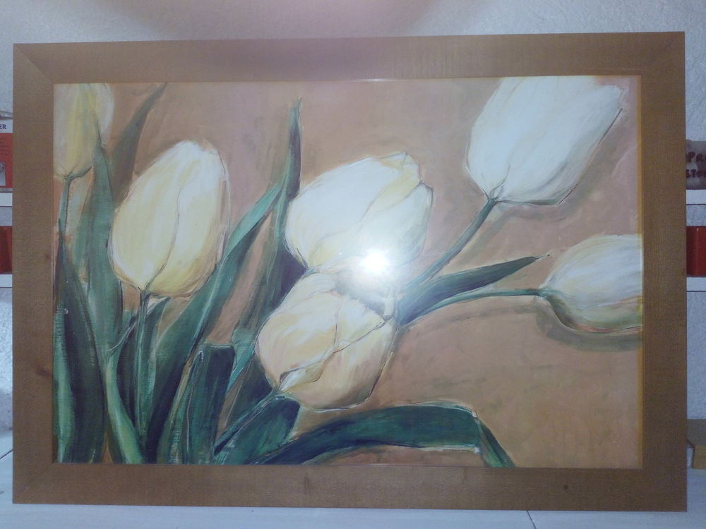 tableau mural fleurs tulipes Dcoration