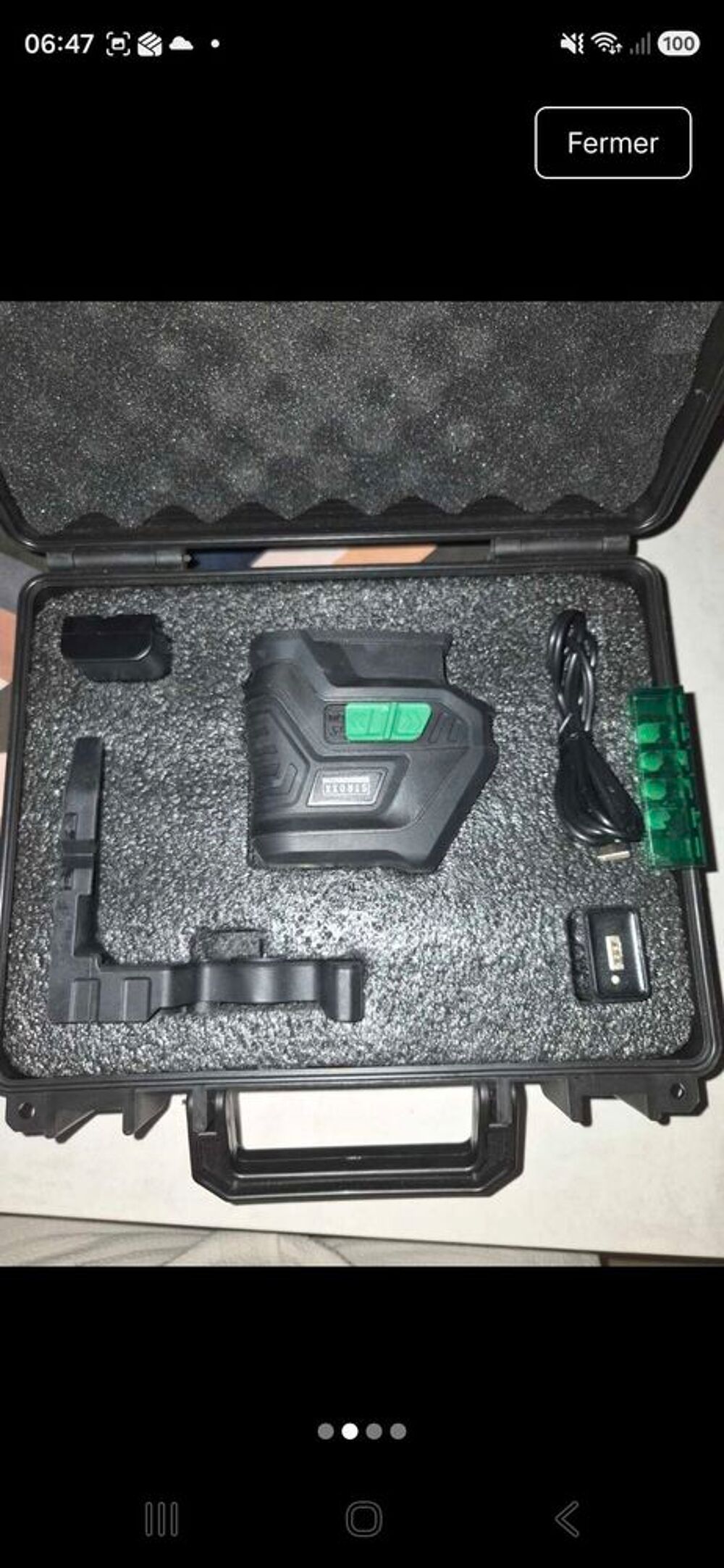 Niveau laser croix vert Bricolage