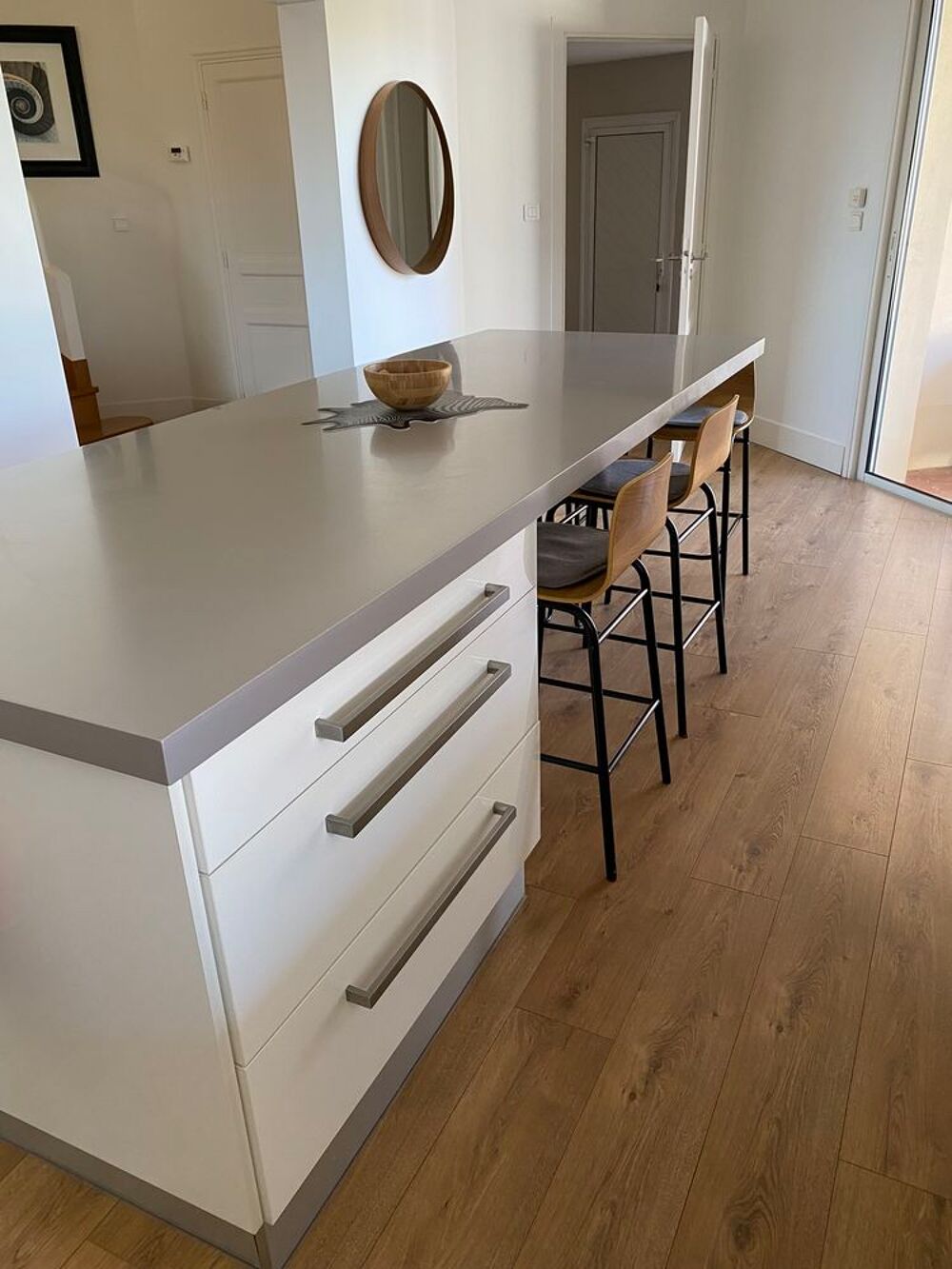 &Icirc;lot de cuisine + rangement + 6 chaises Cuisine