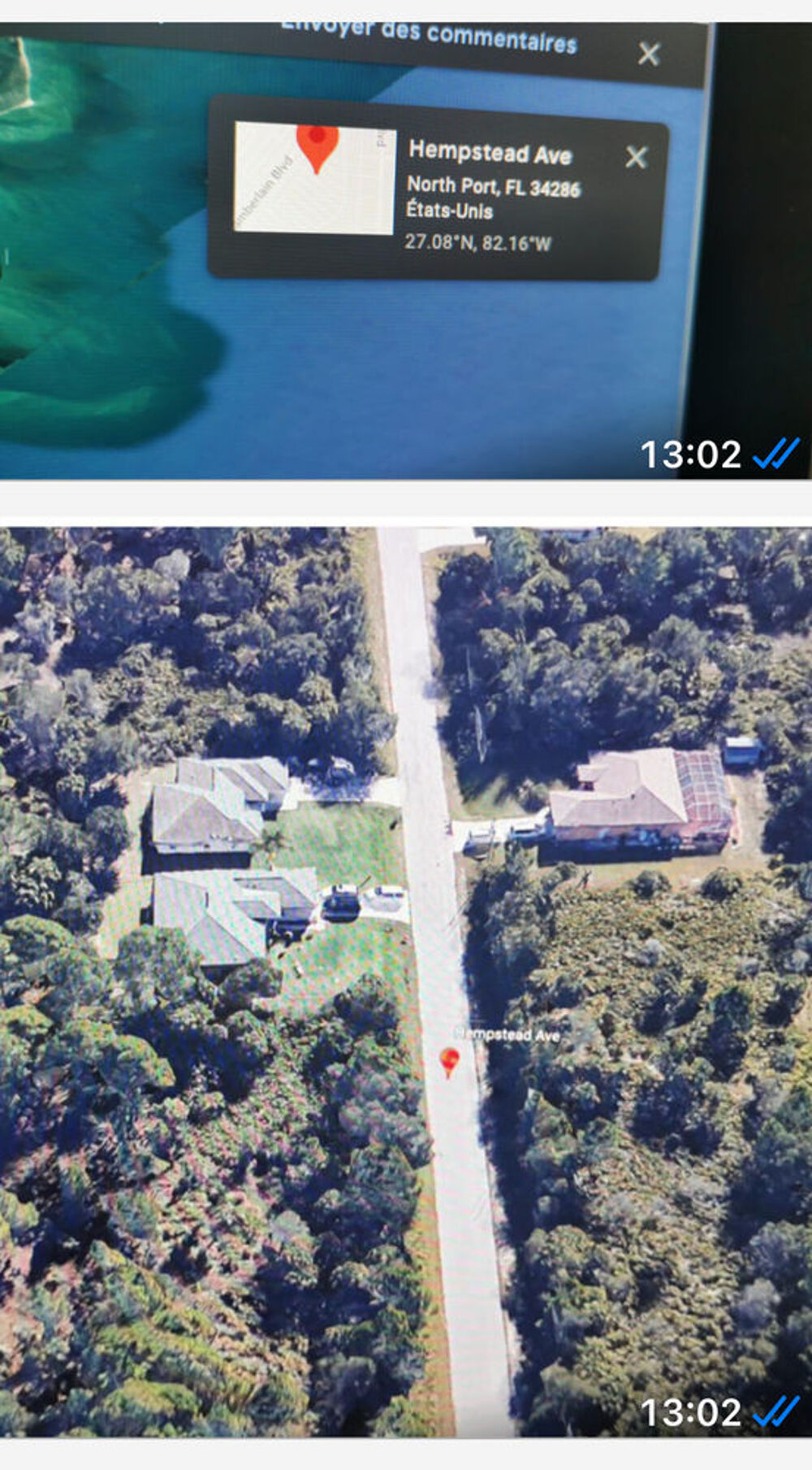 Vente Terrain TERRAIN CONSTRUCTIBLE USA ETAT UNIS EN FLORIDE 1000 m2 Vias