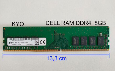 Dell mmoire RAM 8 Go - 1Rx8 DDR4 SODIMM 3200 MHz - XPS 8940 49 Foncine-le-Haut (39)
