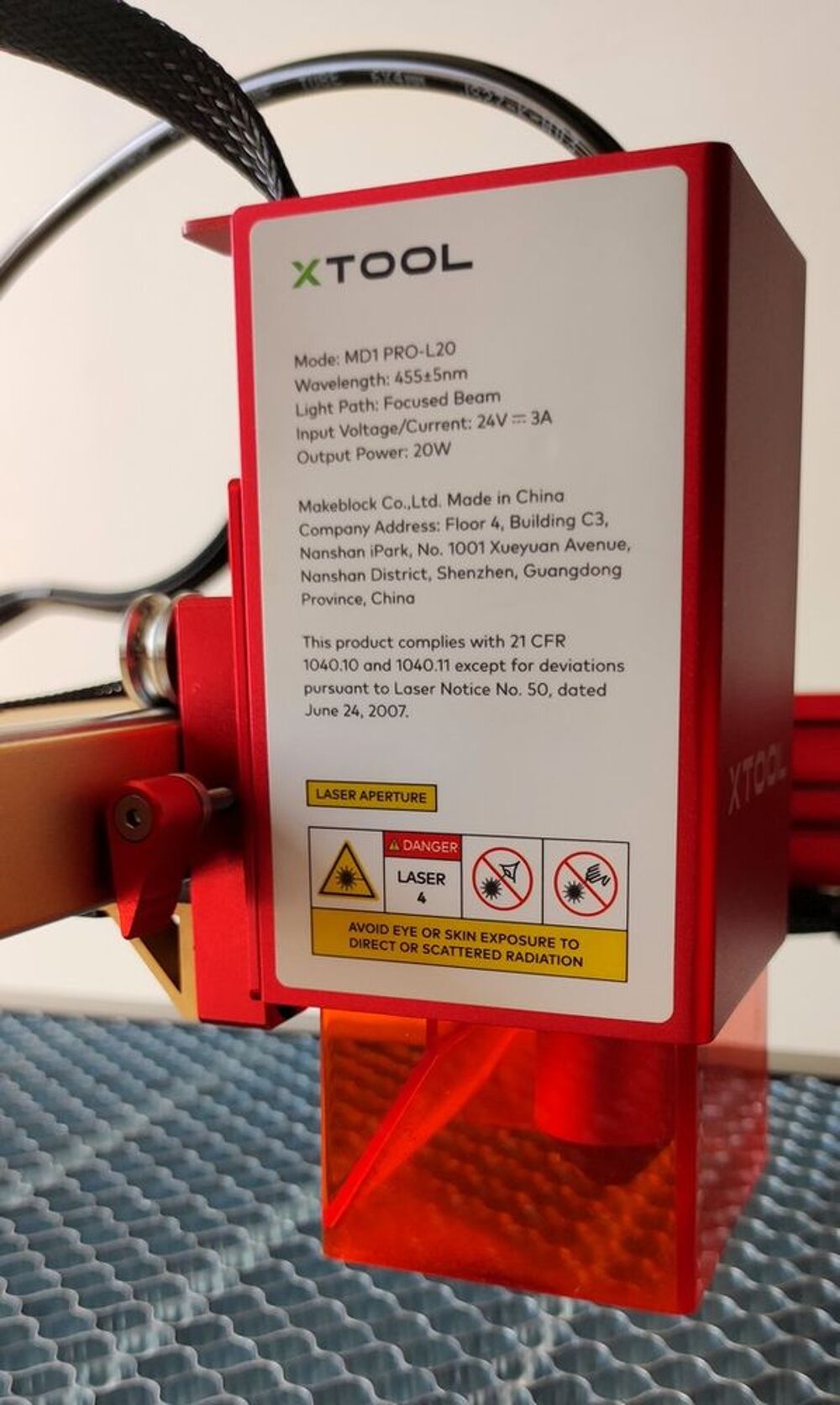 Exceptionnel - Graveur laser XTool D1 Pro 20W tres complet Bricolage