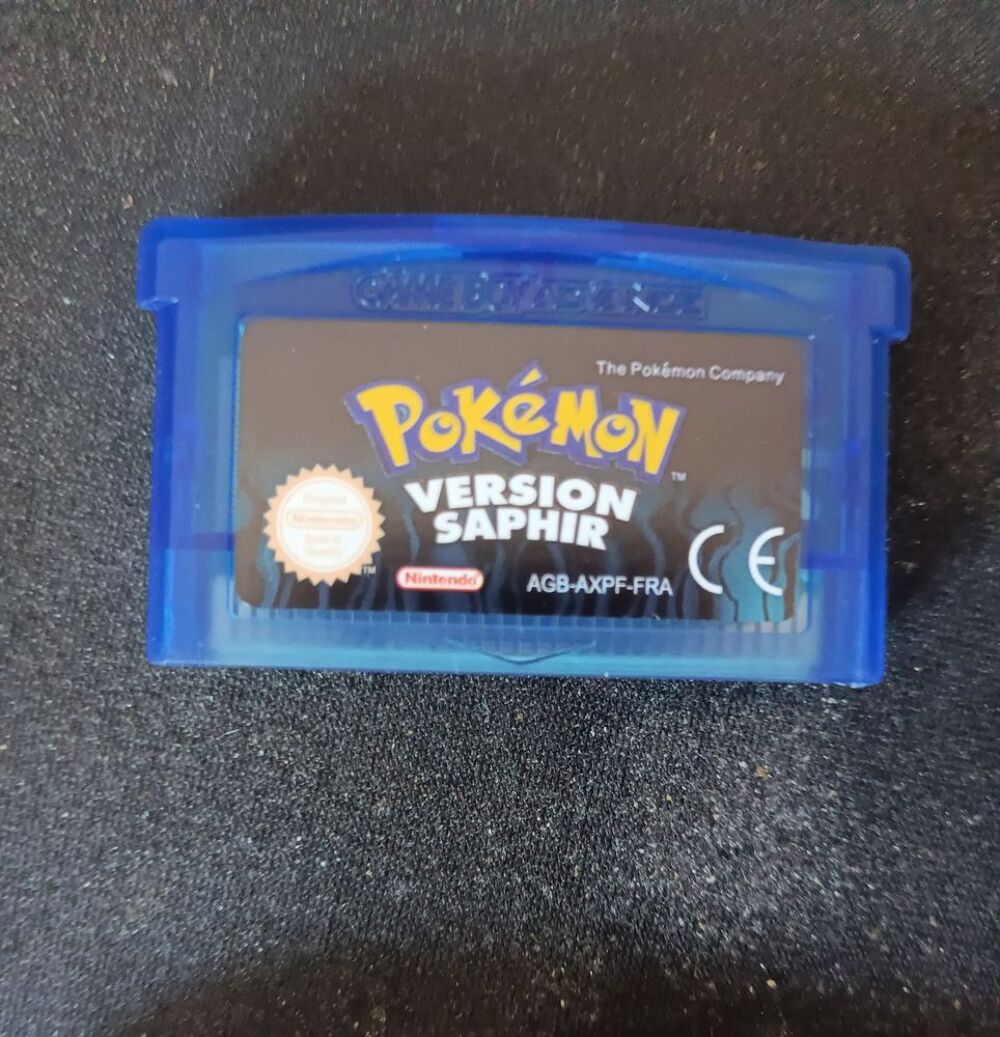 Pok&eacute;mon version Saphir GBA (GameBoy Advance) Consoles et jeux vidos