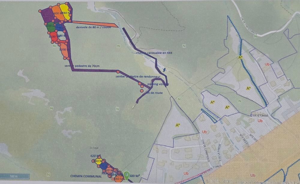 Vente Terrain terrain en zone naturel non constructible de 960 m2 & N.agri Veynes