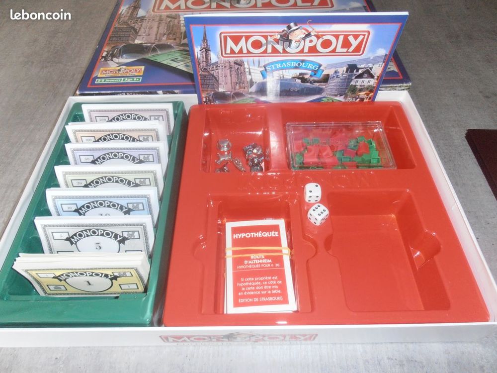 Monopoly Strasbourg complet et en tr&egrave;s bon &eacute;tat. Jeux / jouets