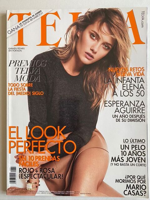TELVA Magazine _ KARMEN PEDARU _ N�897 ENERO 2014 ESPANA  SP 16 Jou�-l�s-Tours (37)