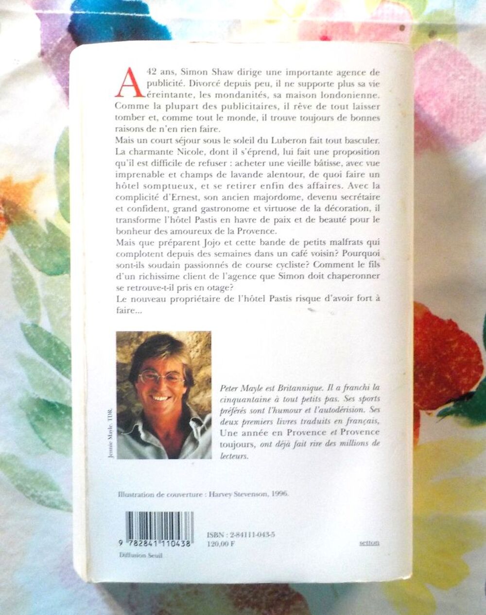 HOTEL PASTIS de Peter MAYLE Ed. du NIL Livres et BD