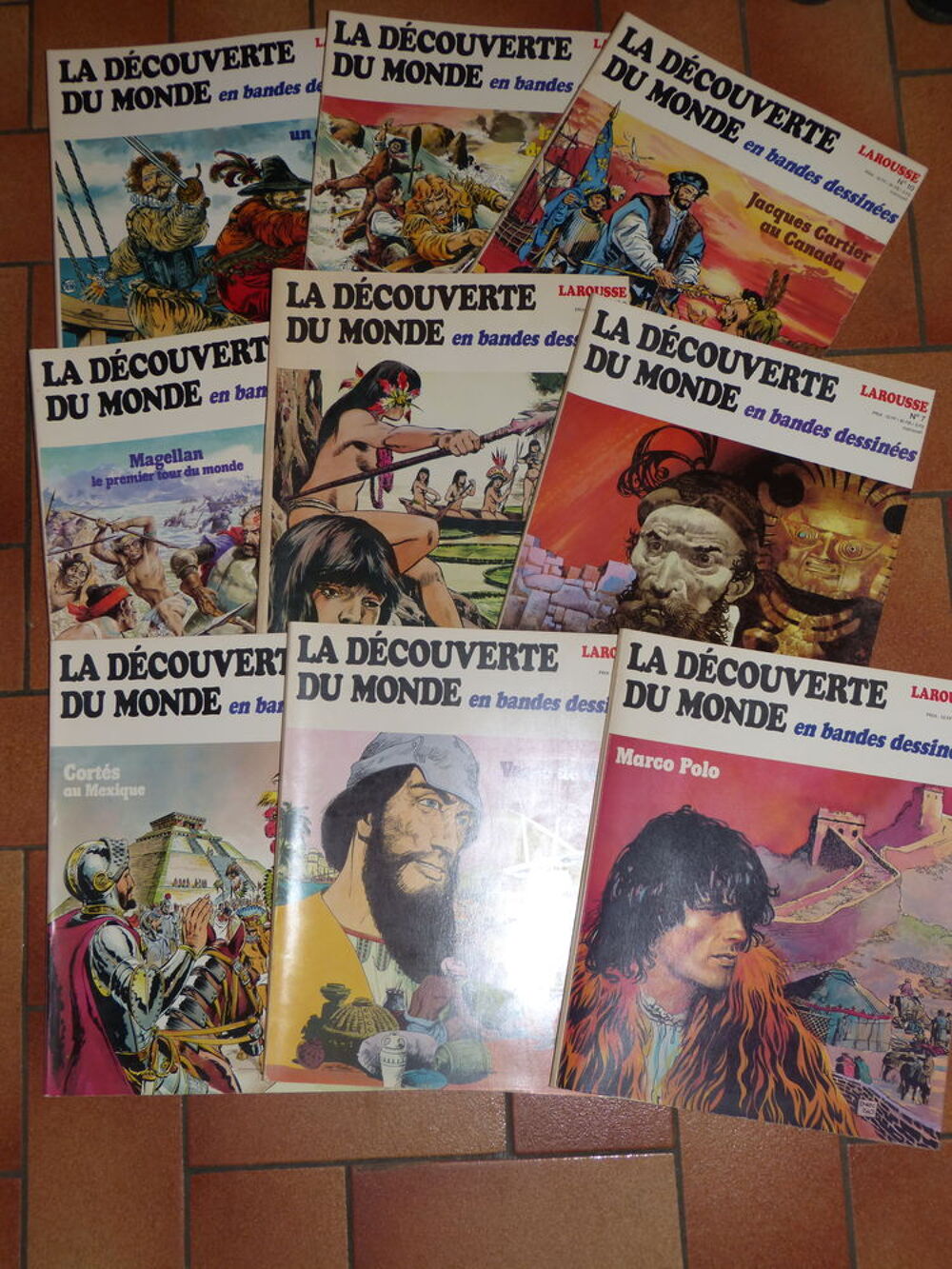 LA DECOUVERTE DU MONDE EN BANDES DESSINEES Livres et BD