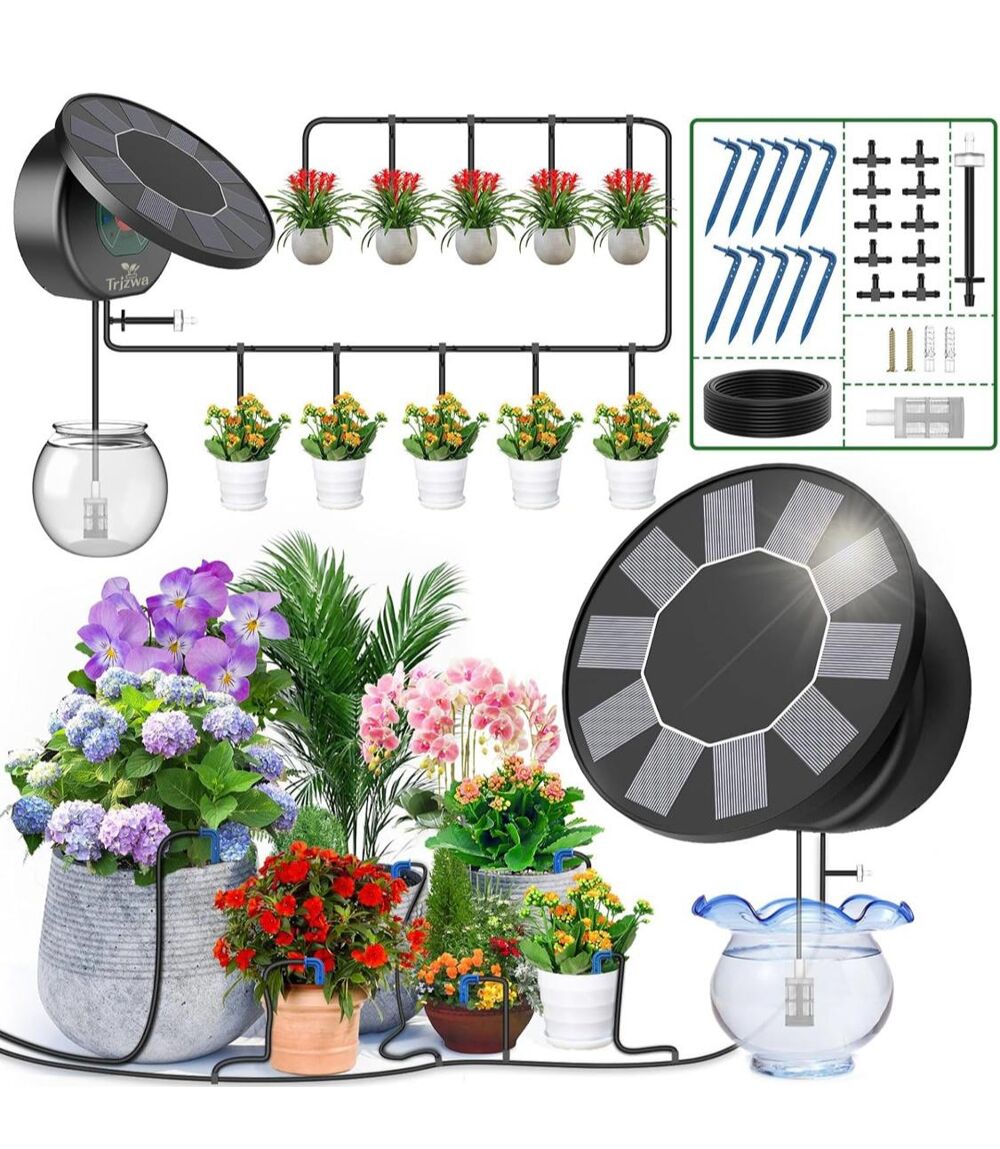 Kit Arrosage Automatique pour Int&eacute;rieur et Exterieur Balcon Jardin
