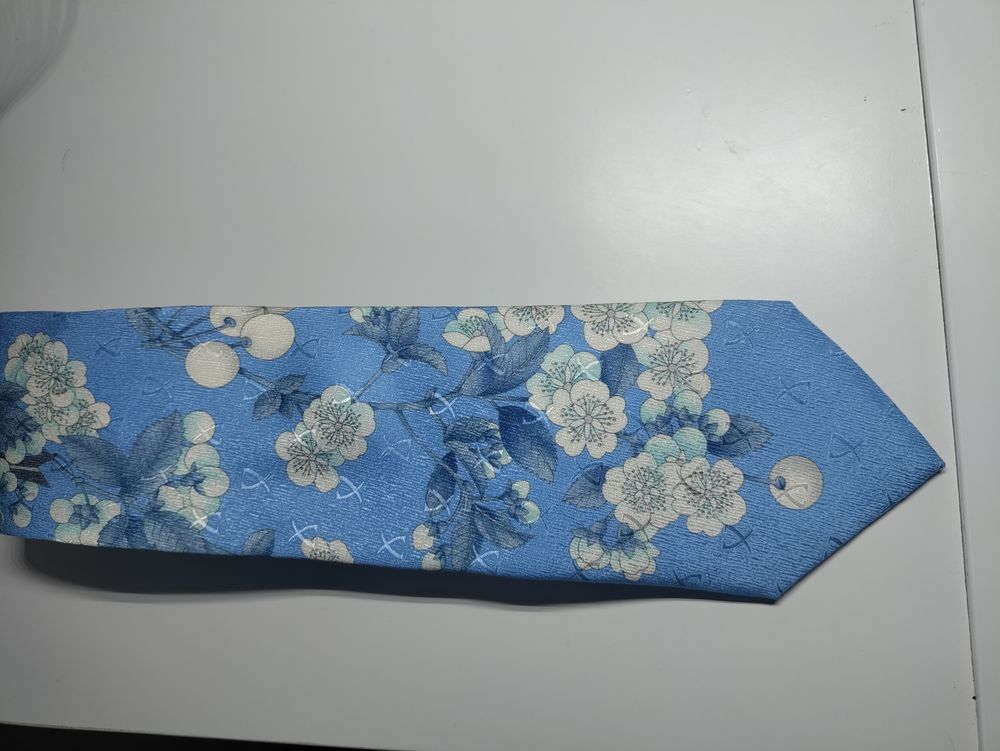 Cravate Leonard Paris bleue ciel Vêtements