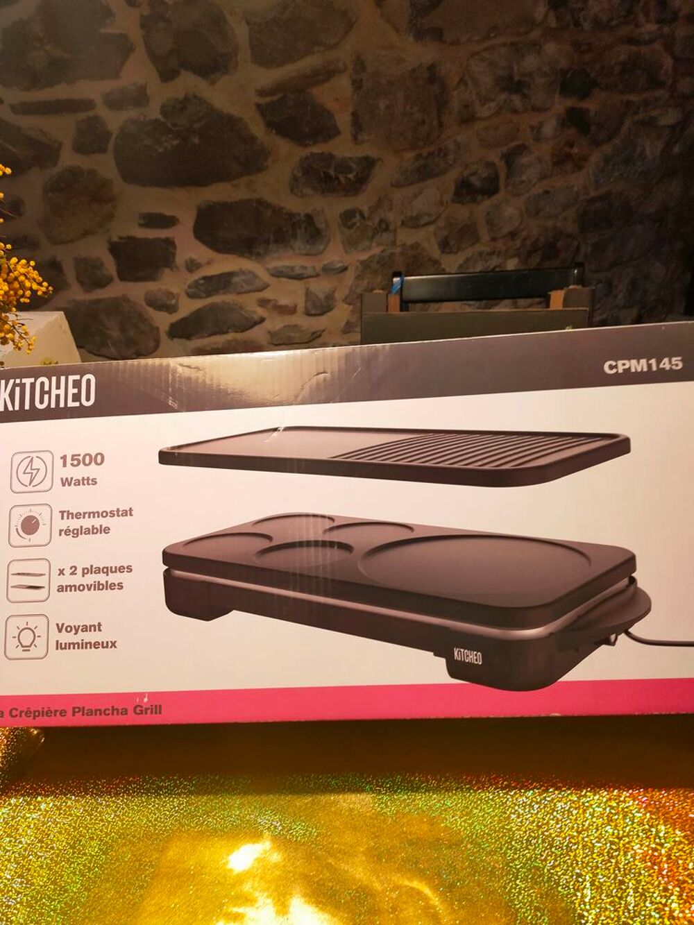 Plancha-Grill-Crepiere Electroménager