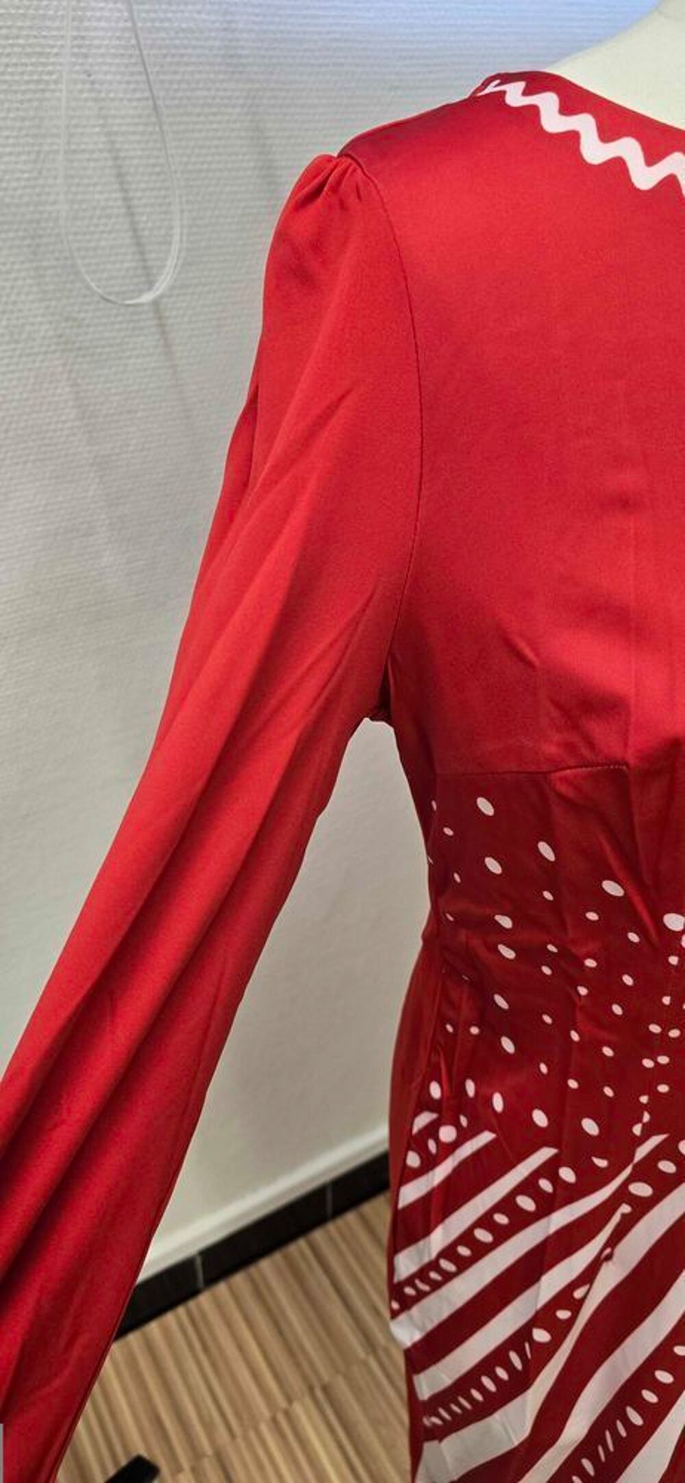 Robe moulante rouge Vêtements
