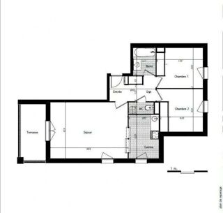  Appartement � louer 3 pi�ces 64 m� Mauvezin