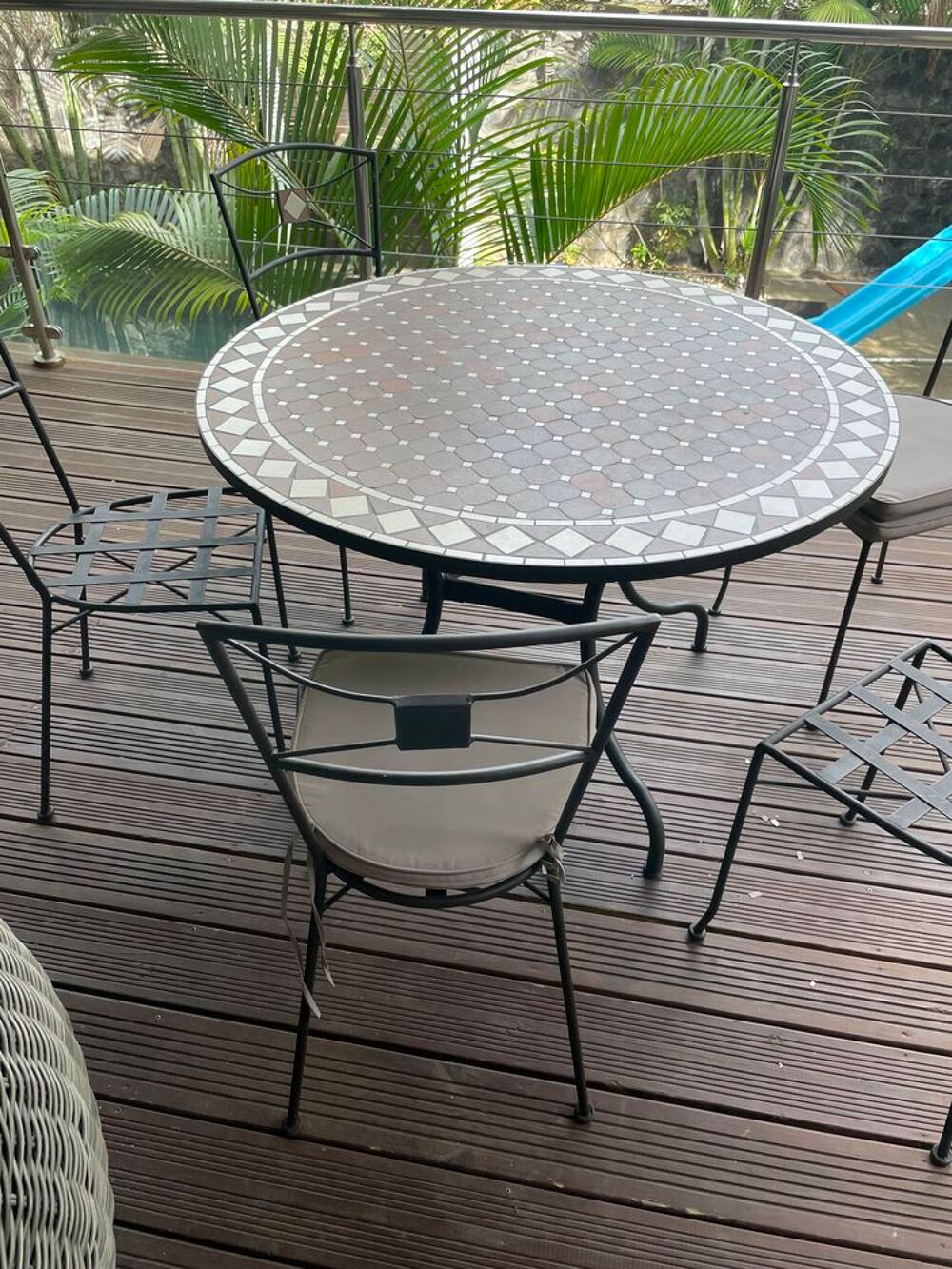 Table fer forg&eacute; Jardin