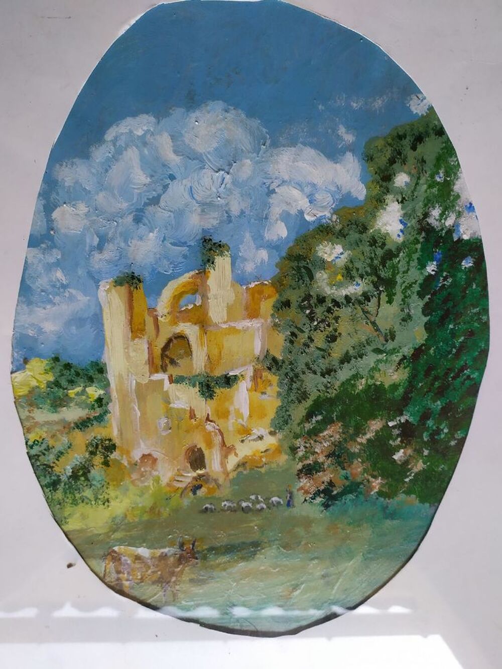 tableau ovale Décoration
