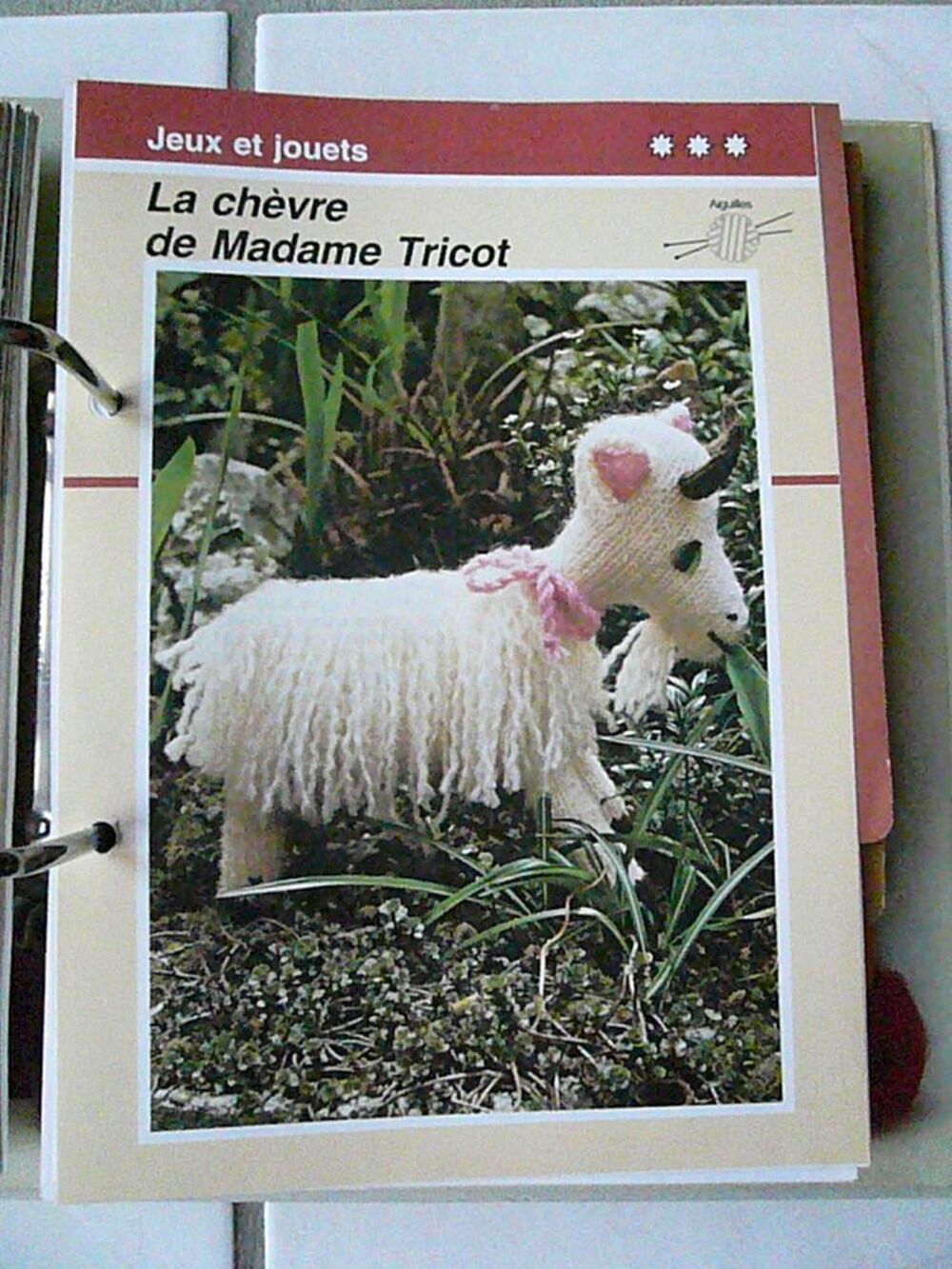 Fiches " Tout le tricot " Livres et BD