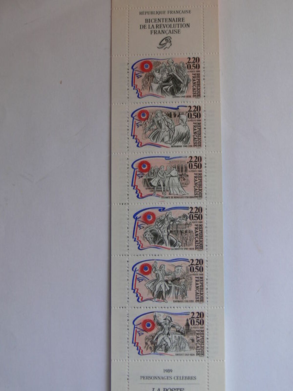 carnet de timbres 