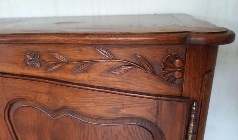 Beau buffet artisanal 3 portes 210 Sainte-Colombe (77)