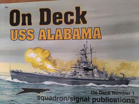 SQUADRON/SIGNAL ON DECK N�5601. USS ALABAMA 15 Avignon (84)