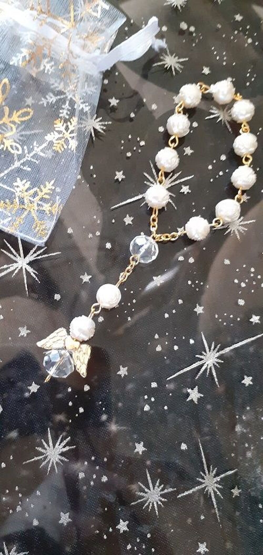 Mini chapelet ivoire &amp; Ange Bijoux et montres