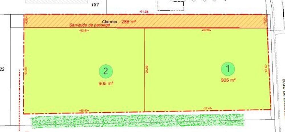 Vente Terrain 2 grands et beaux terrains constructibles viabilisés Roggenhouse