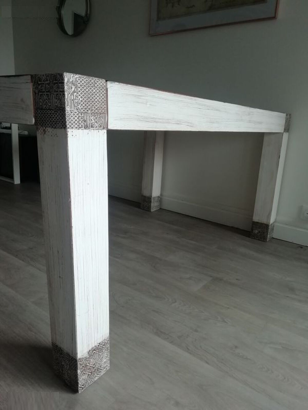 Table &agrave; manger bois massif 160 * 100 cm Meubles