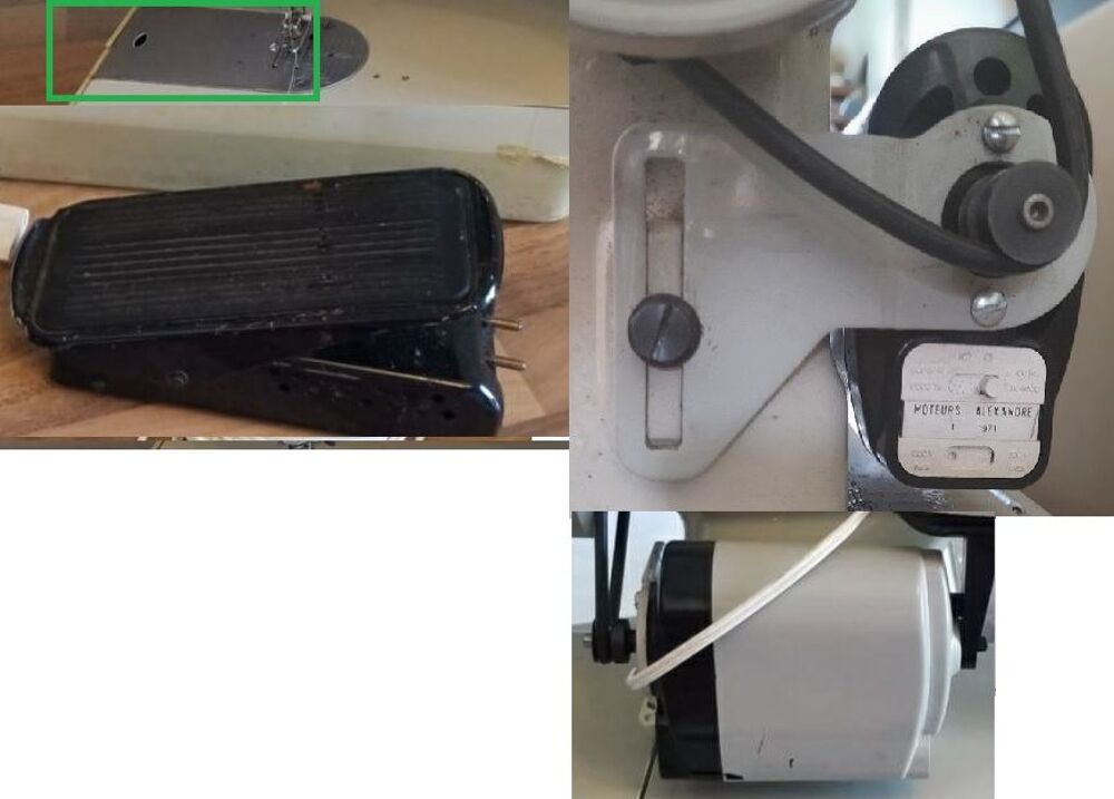 Machine &agrave; coudre Corvette : pi&egrave;ces d&eacute;tach&eacute;es Electroménager