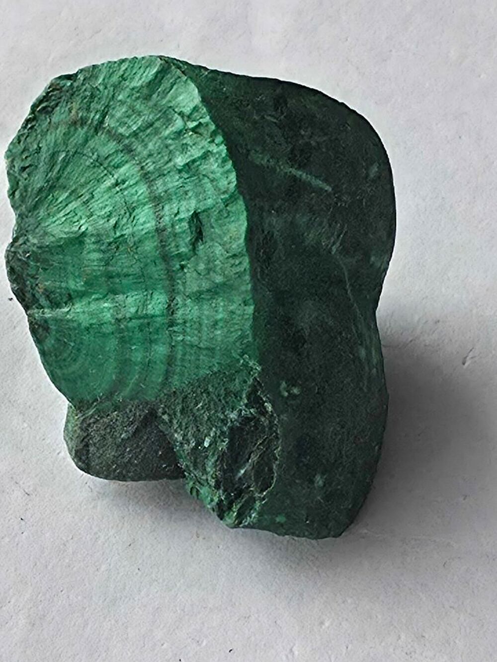 Sp&eacute;cimen Malachite Stalactitique Fibro-Radi&eacute;e 29g-Collection Lithoth&eacute;rapie 