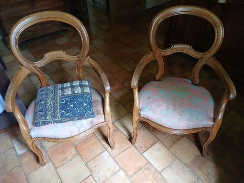 Paire de fauteuils de style Louis Philippe Arcachon (33)