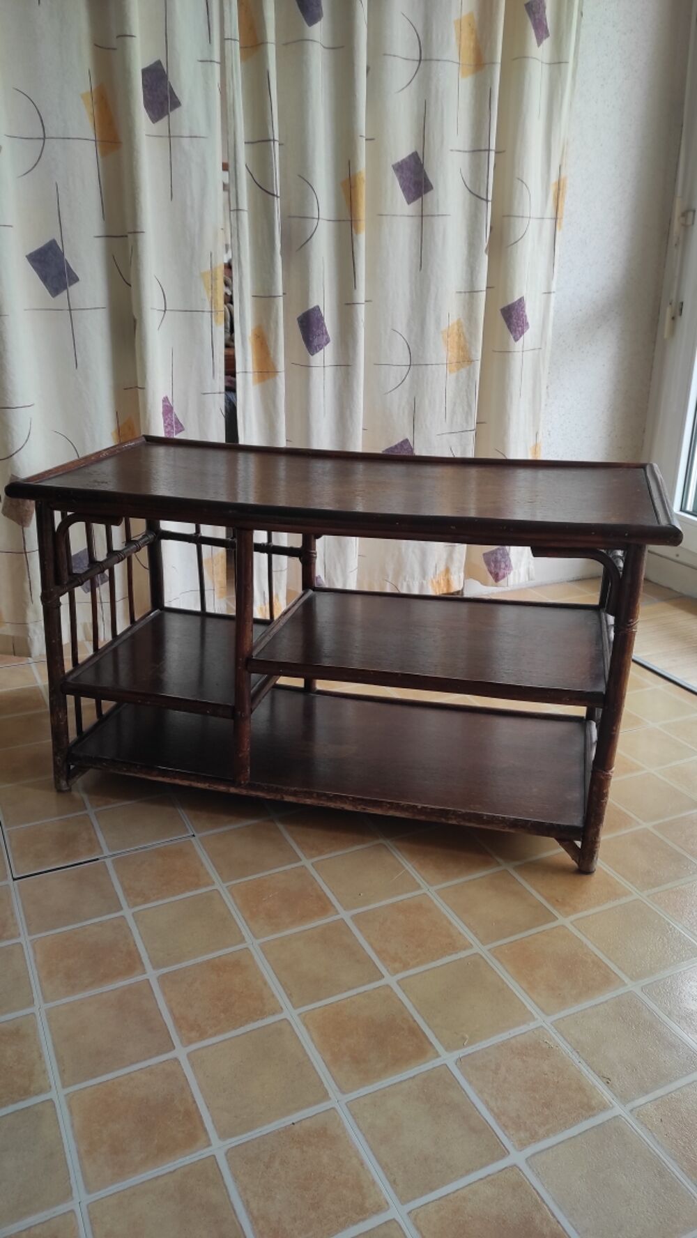 meuble en rotin tele Meubles
