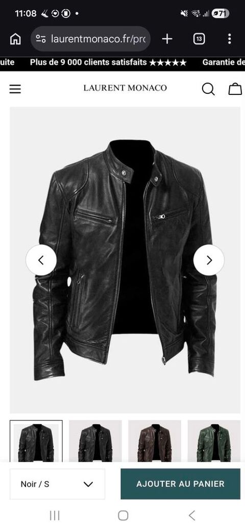blouson cuir xl 55 Saint-S�bastien-de-Morsent (27)