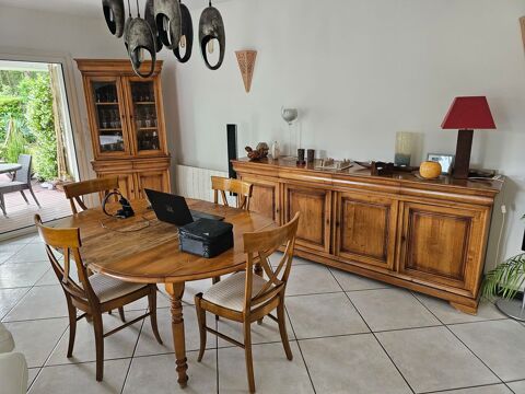 Salle  manger en aulne massif. Style Louis Philippe. 600 Cestas (33)
