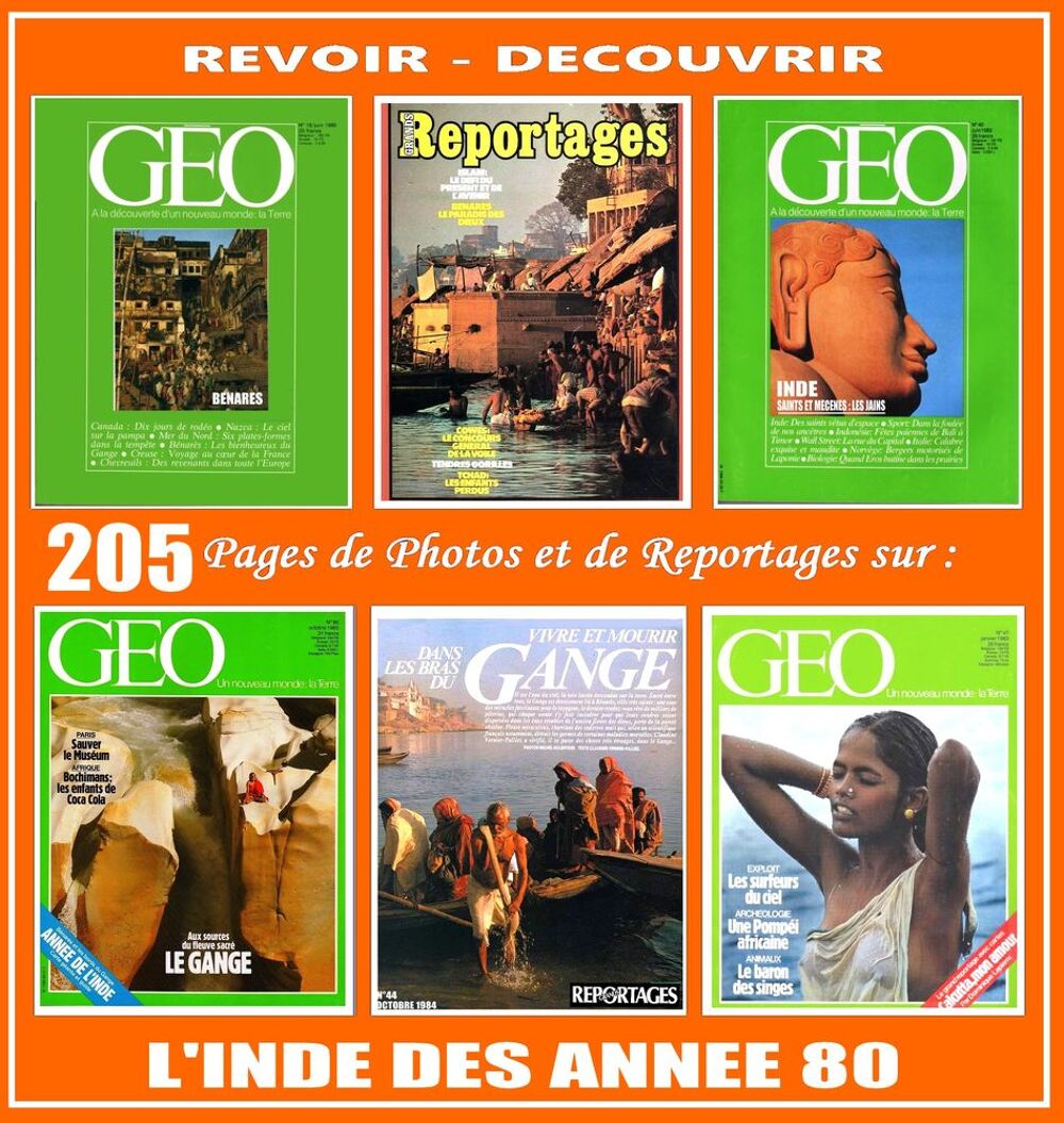 B&Eacute;NAR&Egrave;S - Inde - LE GANGE / prixportcompris Livres et BD