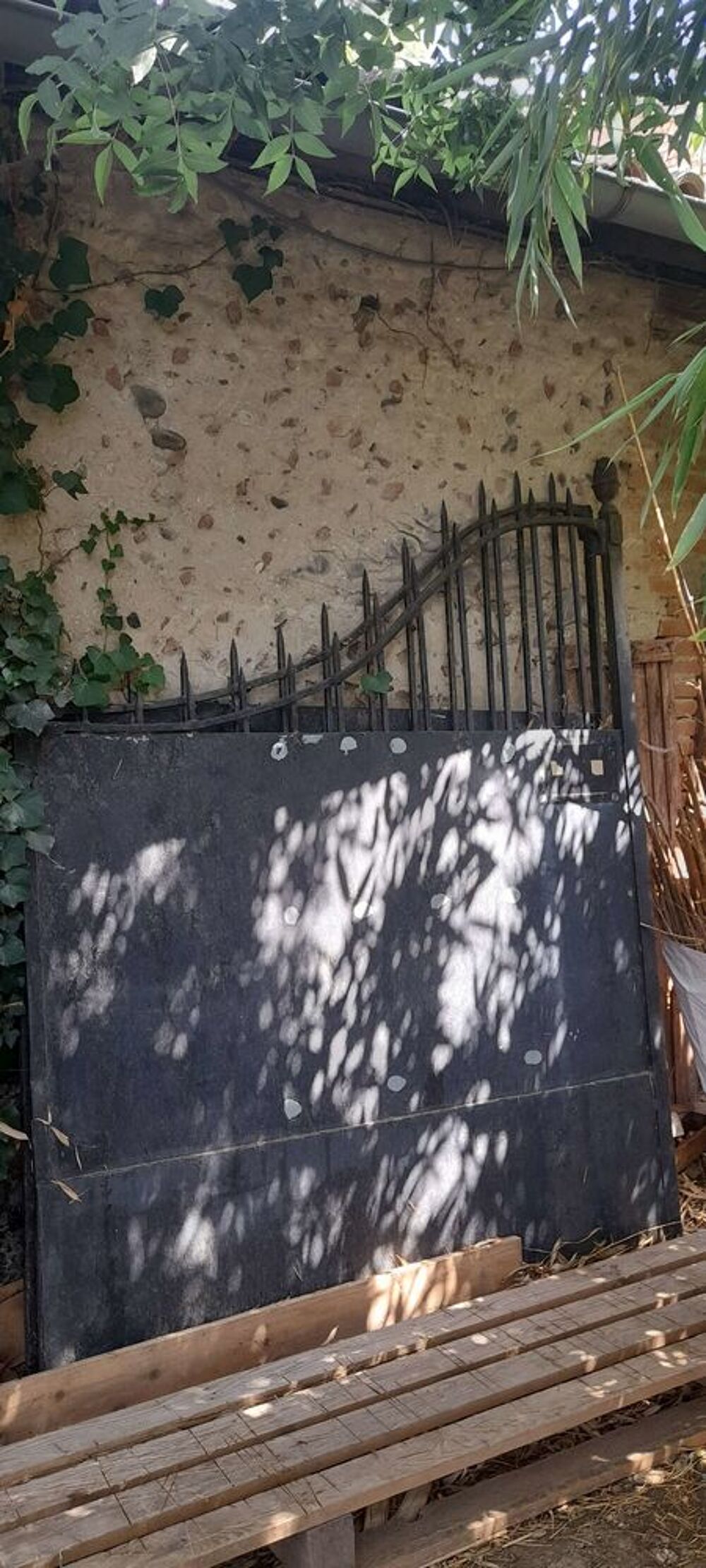 Portail battant en Fer plein Bricolage