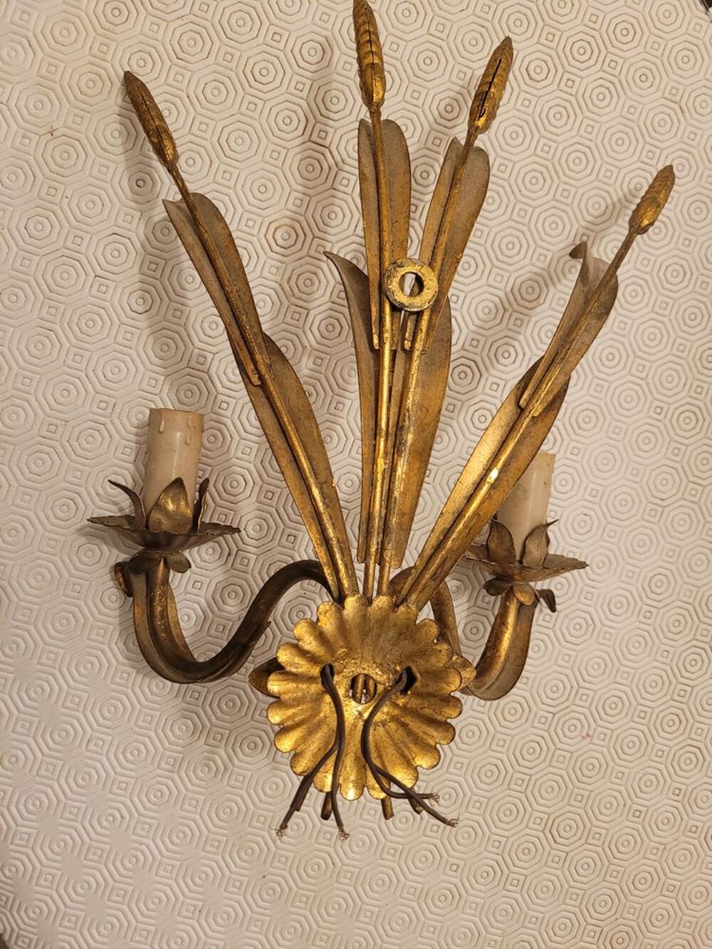 Applique vintage aux &eacute;pis de bl&eacute;s Décoration