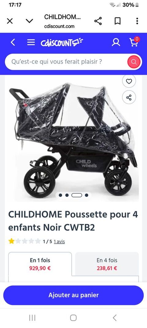 Poussette quadruple 600 Mont�zic (12)