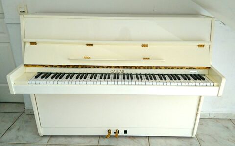 Piano Droit Marque Callas - Blanc ivoire 500 Fabrgues (34)